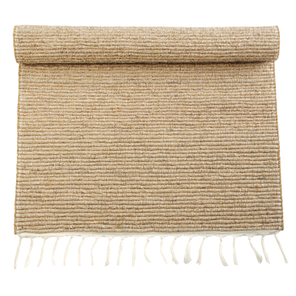 AROMATIC FRINGED VETIVER BATH MAT - MEDIUM SIZE